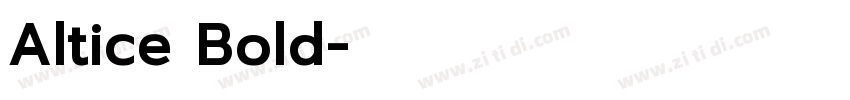 Altice Bold字体转换